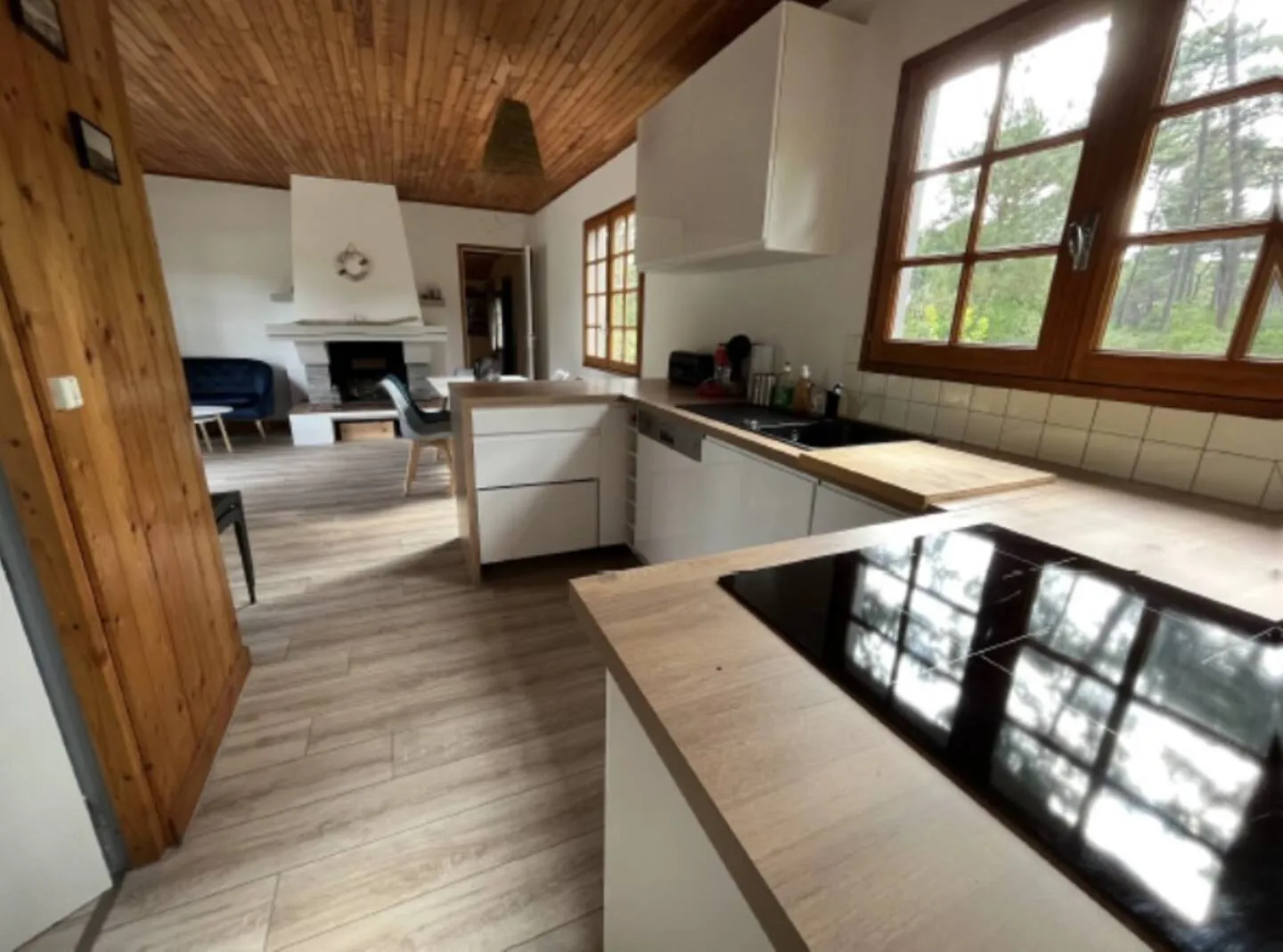 cuisine, vue initiale sur annonce location